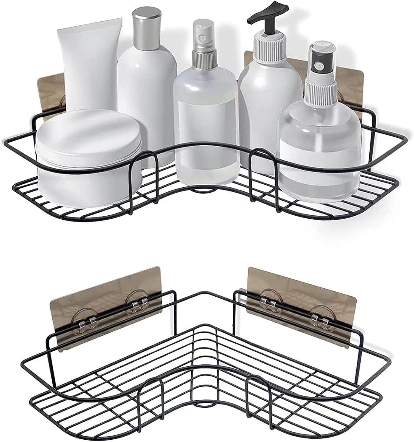 EASYBUYRECH Rust Proof Corner Shower Caddy Shelf - Bathroom Organizer