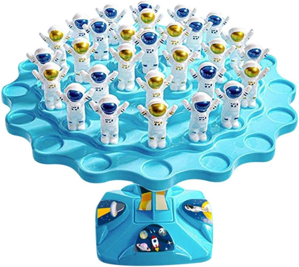 LC Parent-Child Balance Match Game - Educational Tree Toy - Spaceman Balance Game
