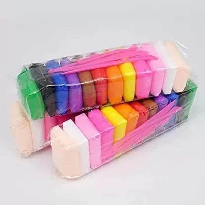 Reznor Air Dry Magic Clay Set - 12 Colors, Sculpting Tools, Kids Art Crafts - Multicolor