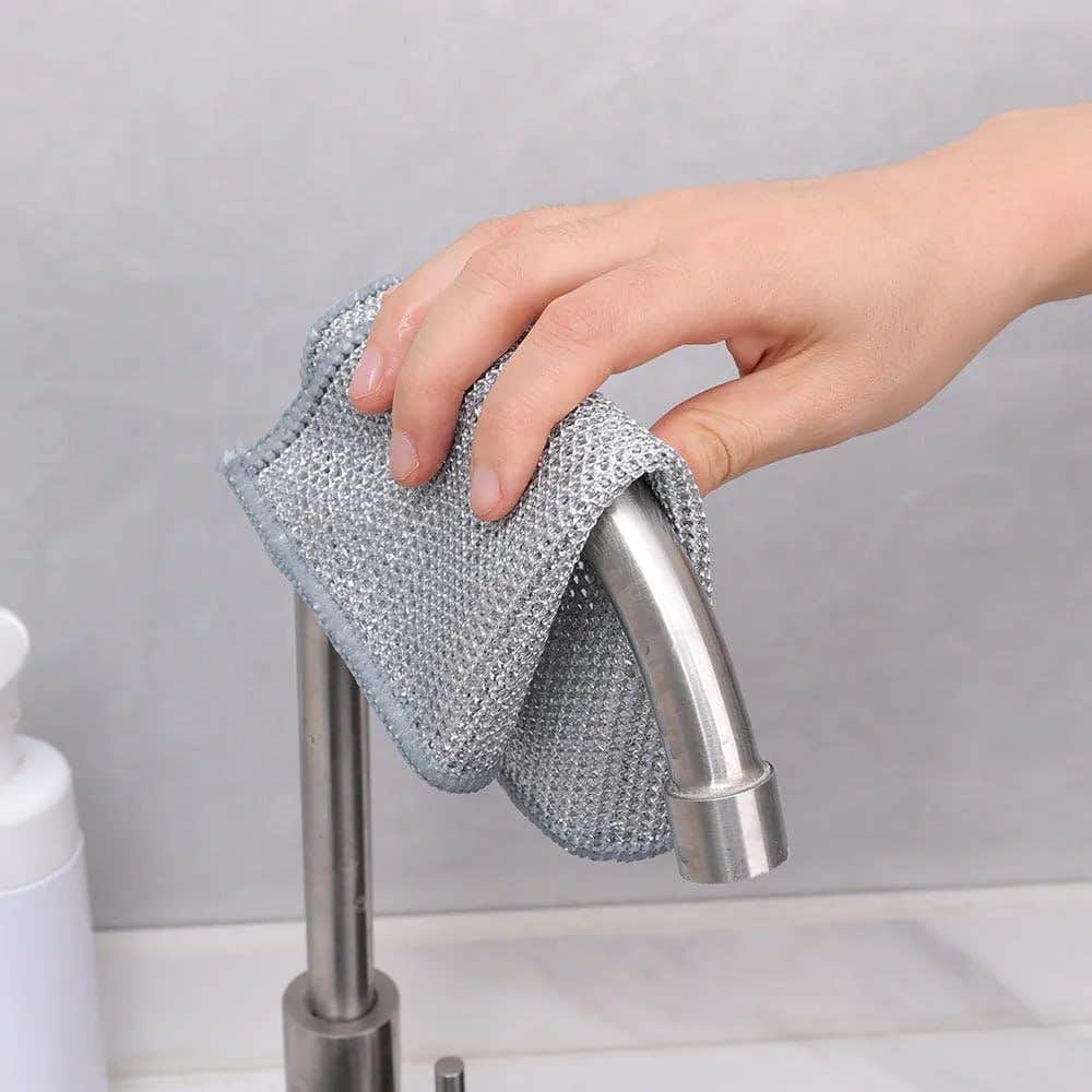 7-Piece Reusable Kitchen Cleaning Cloth Set, 20 × 20 cm, Multipurpose Dishwashing & Surface Cleaning Cloths