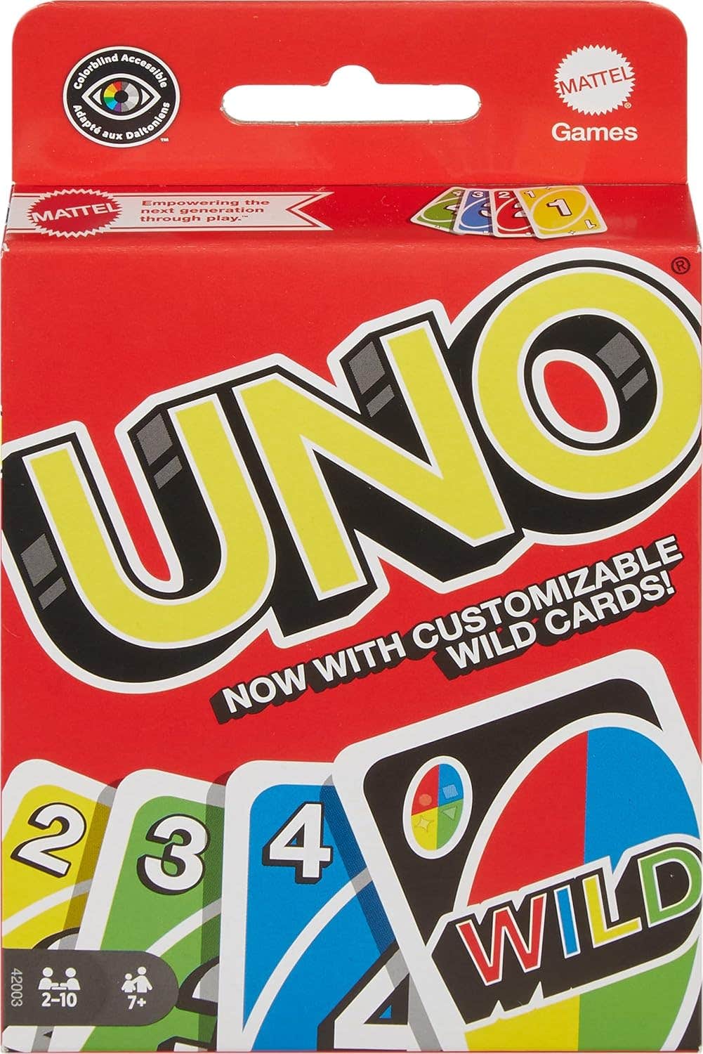 Mattel Games Uno Card Game - 4 Players, Educational Theme