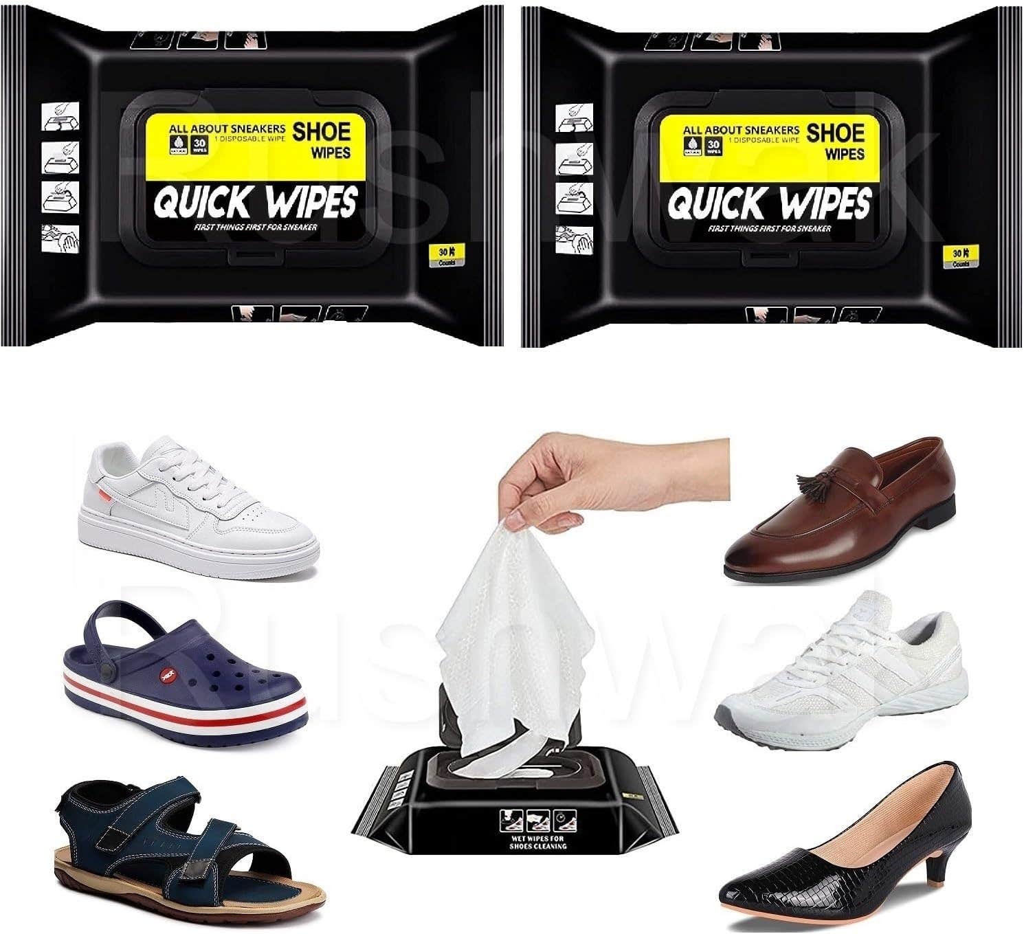 Rushwak Sneaker Wipes Shoe Wipes (3 Pack of 80 Pcs) Instant Sneaker Cleaner Shoe Cleaning Wipes Sneaker Wipes for Shoes Quick Remove Dirt Stain Shoe Cleaner Wipes Shoe Wipes for Sneakers Cleaning Kit