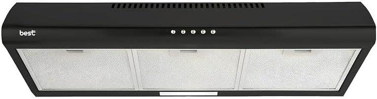 Best air WAVE PLUS Flat Kitchen Hood Silver 650 m³/h 90 cm | Flat Design, 650 m³/h Extraction, 90 cm Width, Silver Finish, Kitchen Use
