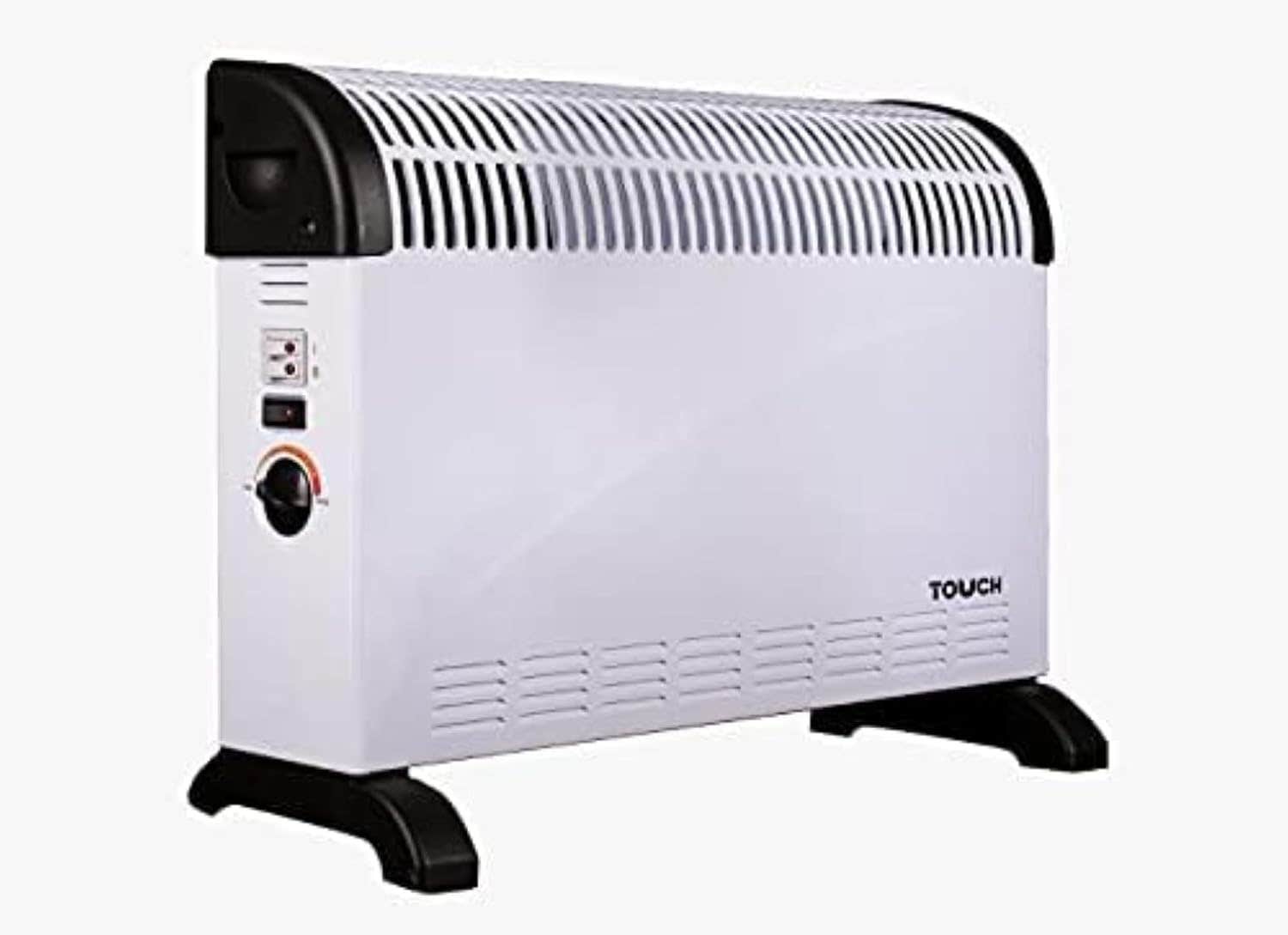 Touch Elzenouki Pristeg Heater 41111 - 2000W Radiant Heating - White - Freestanding/Wall Mount