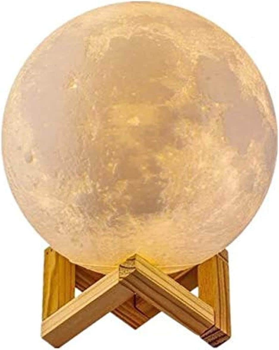Moon Ball Night Lamp, Multicolor, Battery-Powered
