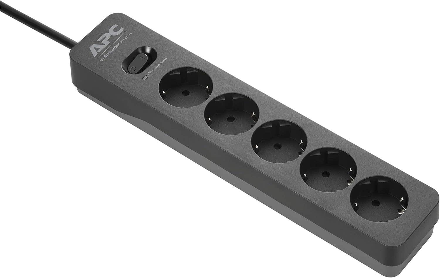 APC by Schneider Electric Essential SurgeArrest 5 Outlet Black 230V