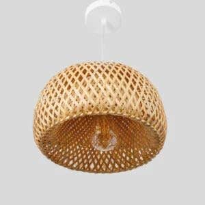 Boho Spoon Pendant Light Fixture - Beige Clay - Generic - Mishkah Lighting