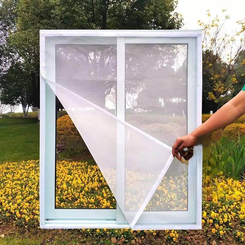 Window Screen Insect Fly Mosquito Net Home Supplies Self Adhesive Anti Mosquito Net Insect Protection Netting (Size:150 * 130)