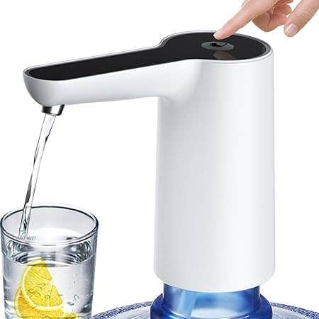 Automatic Water Dispenser Pump, USB Rechargeable Battery Operated Water Pump, Easy to Use Electric Water Dispenser for Home