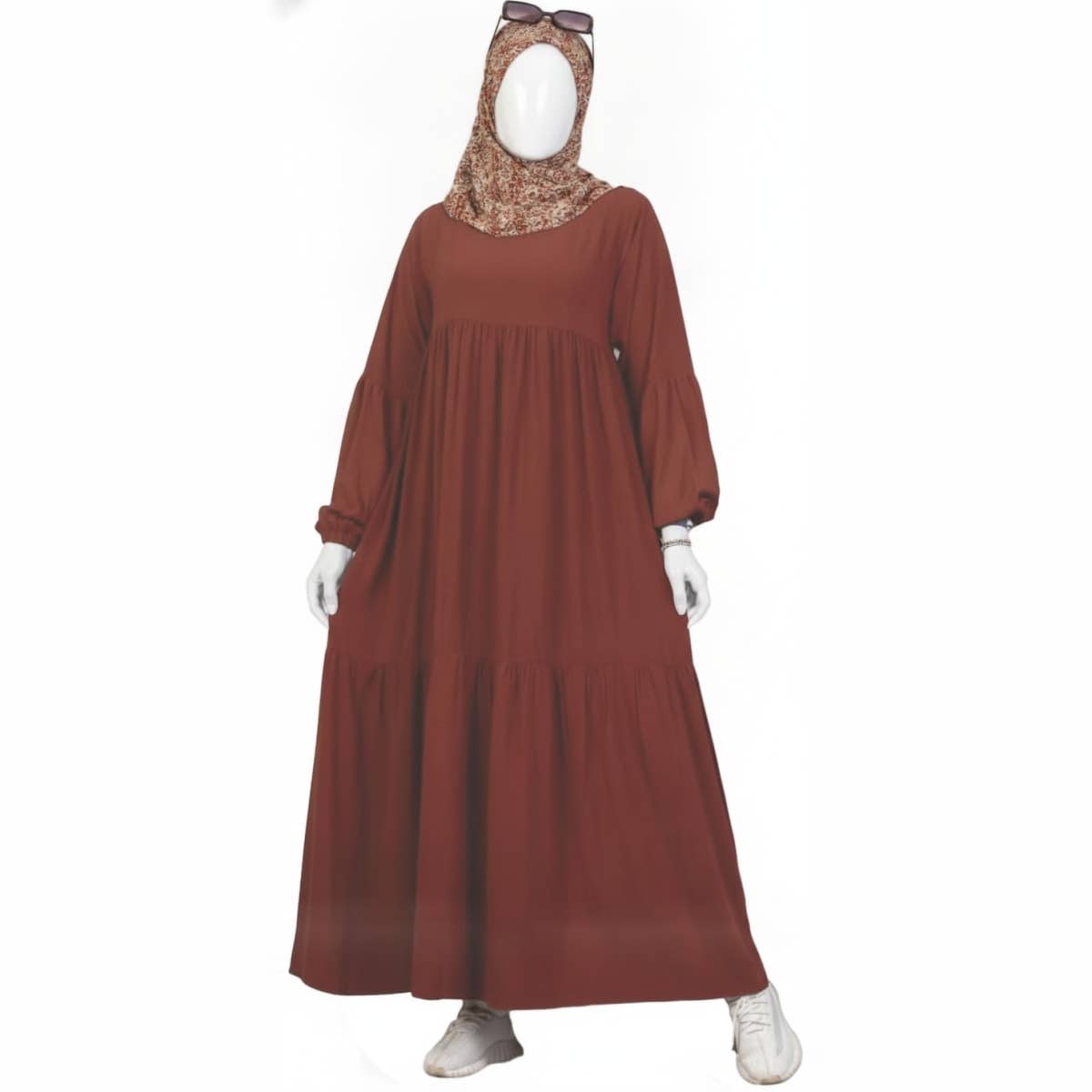 Women's Abaya - Gamal Sons, Royal Crepe, One Size, Suitable up to 90 kg, Model 9025