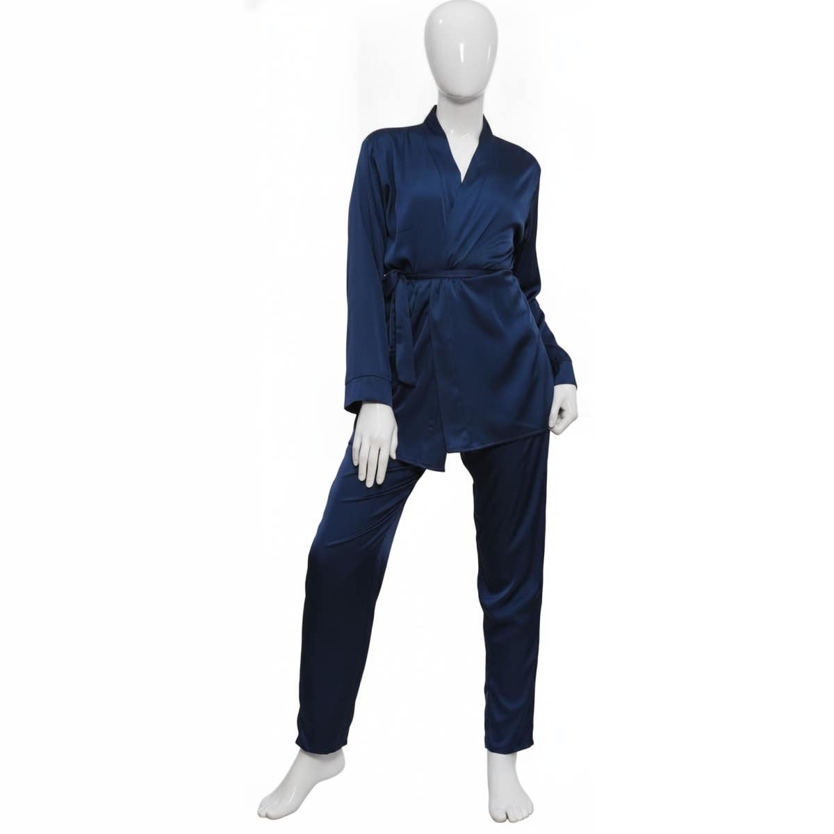 Women's Pajama Set - Gamal Sons, Satin, 5-Piece