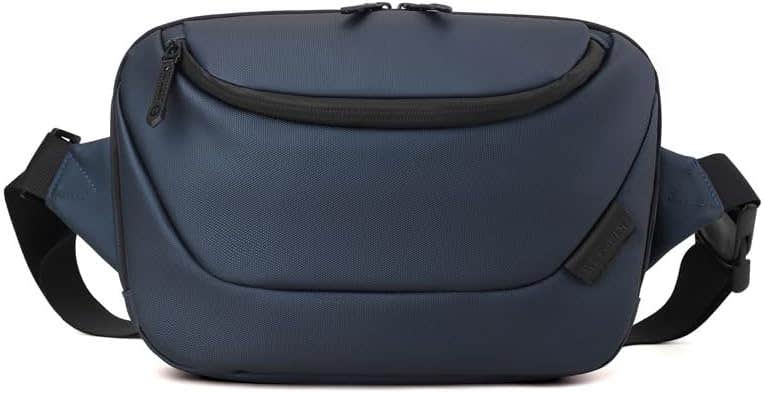 Stylish Crossbody Bag Anti-Theft Water Repellent Chest Bag for Men Women on Shopping Travel Office Hiking (NAVY)