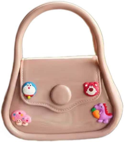 Kids Handbag, Cute Motifs, Holiday Picnic Purse, Purple, 18x15x6cm
