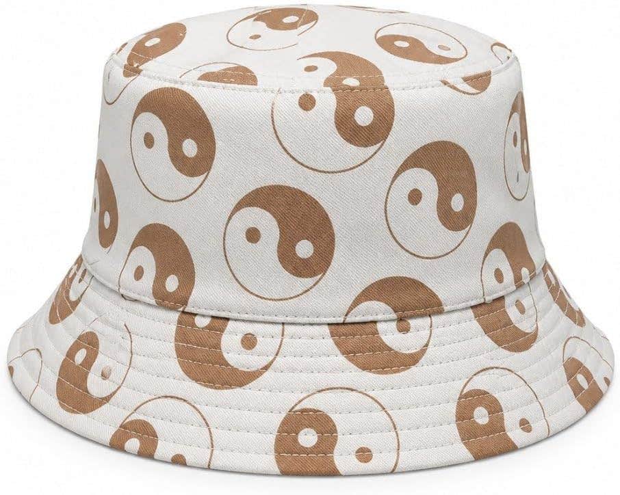 Fashion Yin Yang Bucket Hat Multicolor for Men and Women