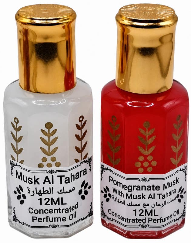 Original Musk Tahara and Musk Tahara with Pomegranate, 2 pieces, 12 grams - Multicolor