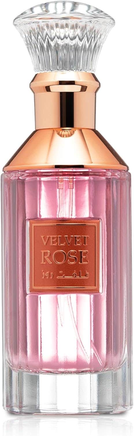 Lattafa Velvet Rose EDP Spray 3.4 oz - Rose & Patchouli Fragrance