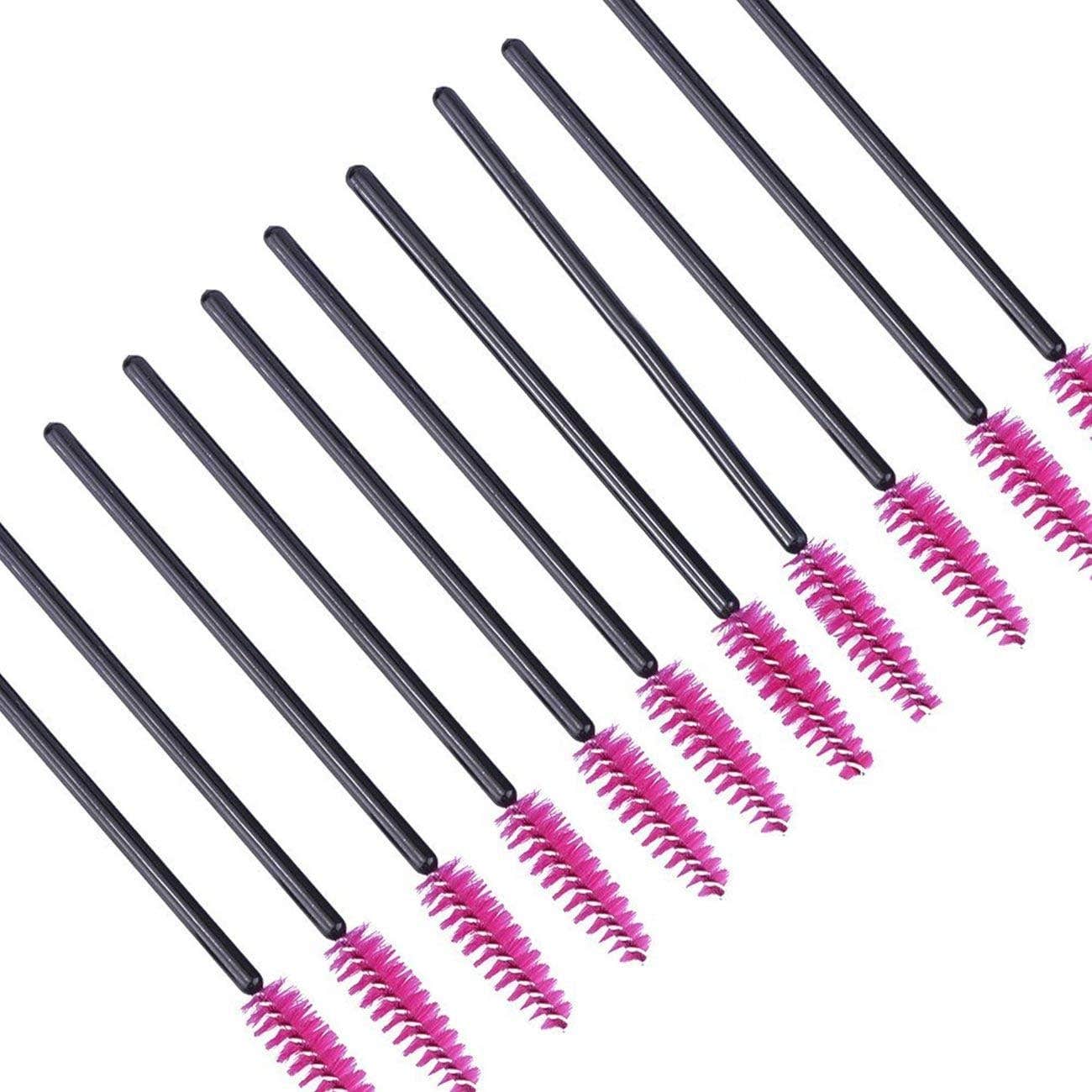 fashion mania 50 PCS Disposable Crystal Eyelash Mascara Brushes Wands