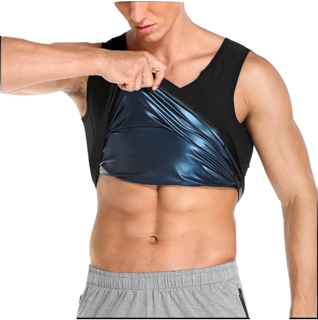 Chaos Nutrition Gear Neoprene Sauna Tank Top for Men - Weight Loss & Body Shaper