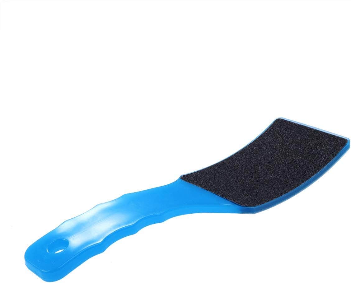 Milisten Double-Sided Foot Rasp File & Callus Remover - Blue ABS Material
