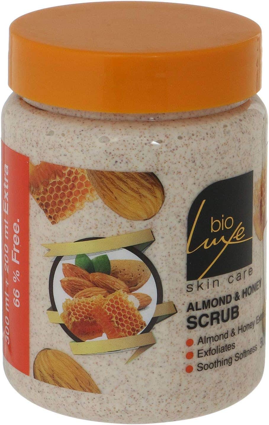 Bio Luxe Almond and Honey Scrub, 600 ml