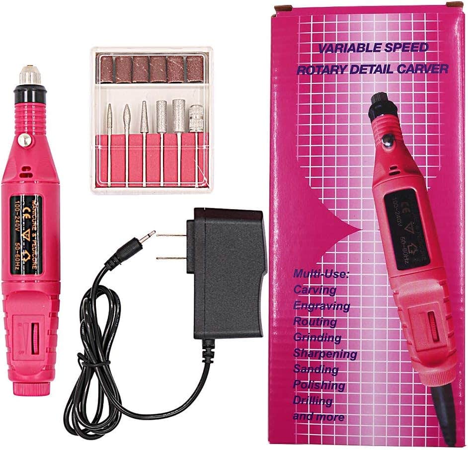 Grind Nails Appliance Art Drill Kit Electric Finger Toe Nail Grinder Polish Rotary Tool Accessories Manicure Pedicure Tools Nails Grinding Repair