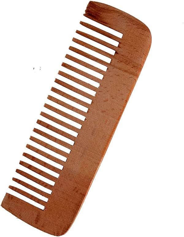Wooden Hair Comb (Brown)