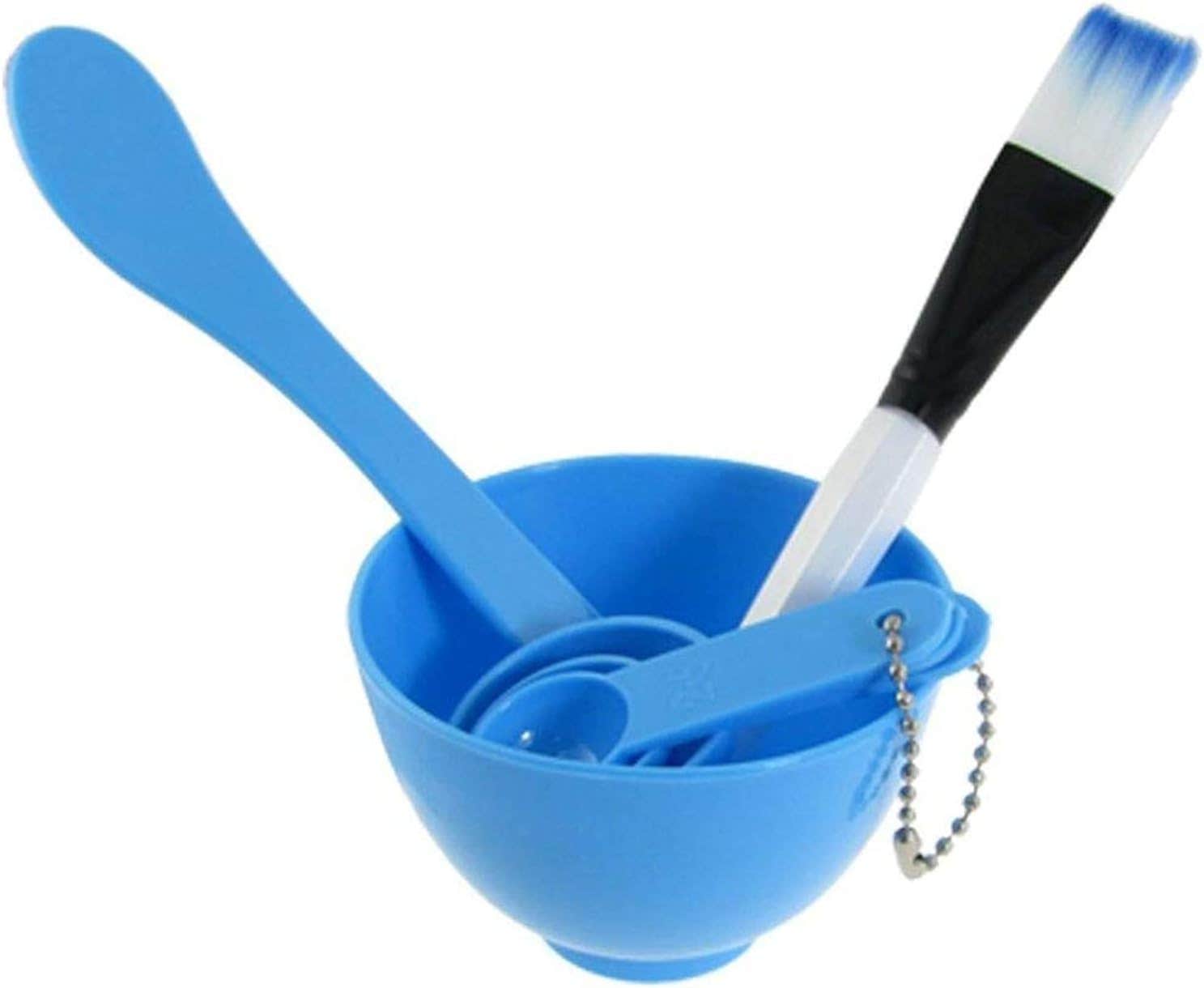Indian Healing Clay Applicator. 4 in 1 Brush and Mixing Set