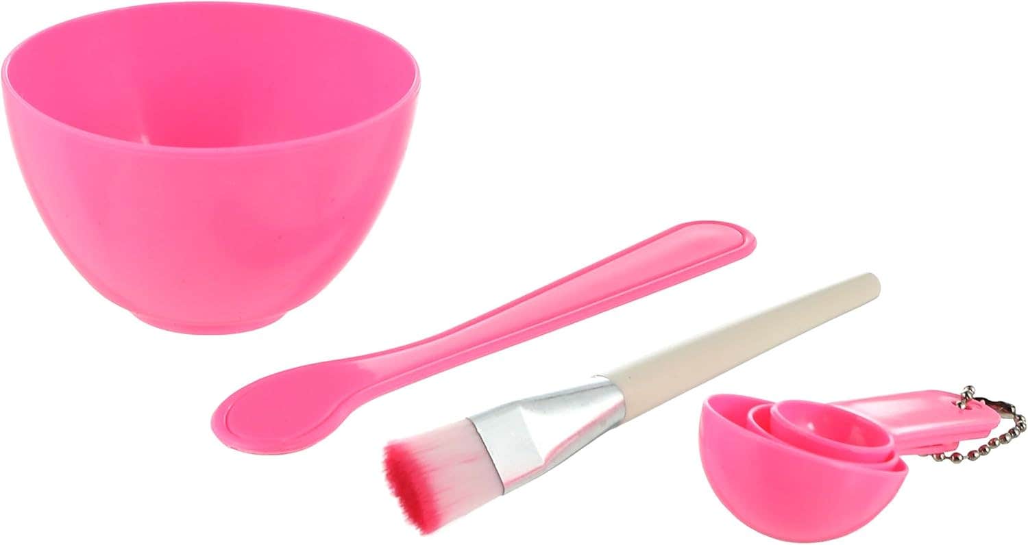 Homemade Face Mask Bowl DIY Facial Brush Spoon Stick Tool Set (Multicolor)