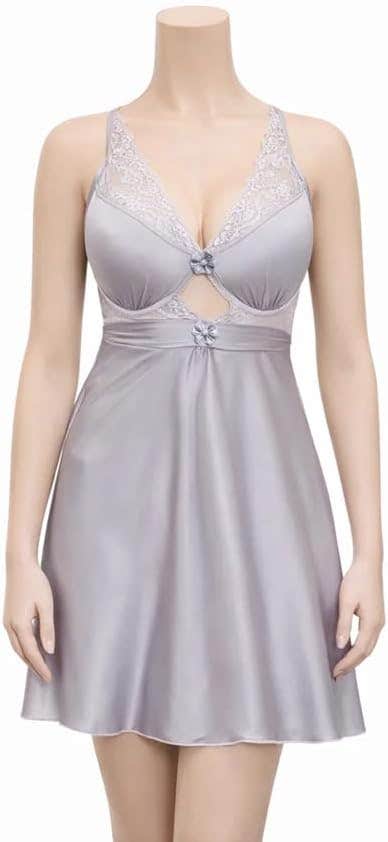 Women's Shirt - Gamal Sons, Satin & Lace, V-Neck