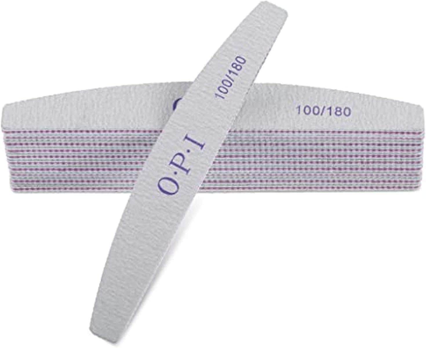12pcs Nail Files, Professional Nail Files 100/180 Grit Salon Nail Files, Nail Buffer Block for Natural Nails Emery Boards for Women