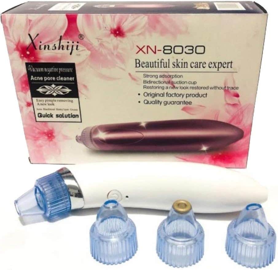 Black head vacuum acne cleaner pore remover skin facial cleanser care xn-8030-rose gold