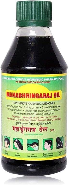 Mahabhringaraj Ayurvedic Hair Oil - Prevent Hair Loss, Promote Growth - 100ml