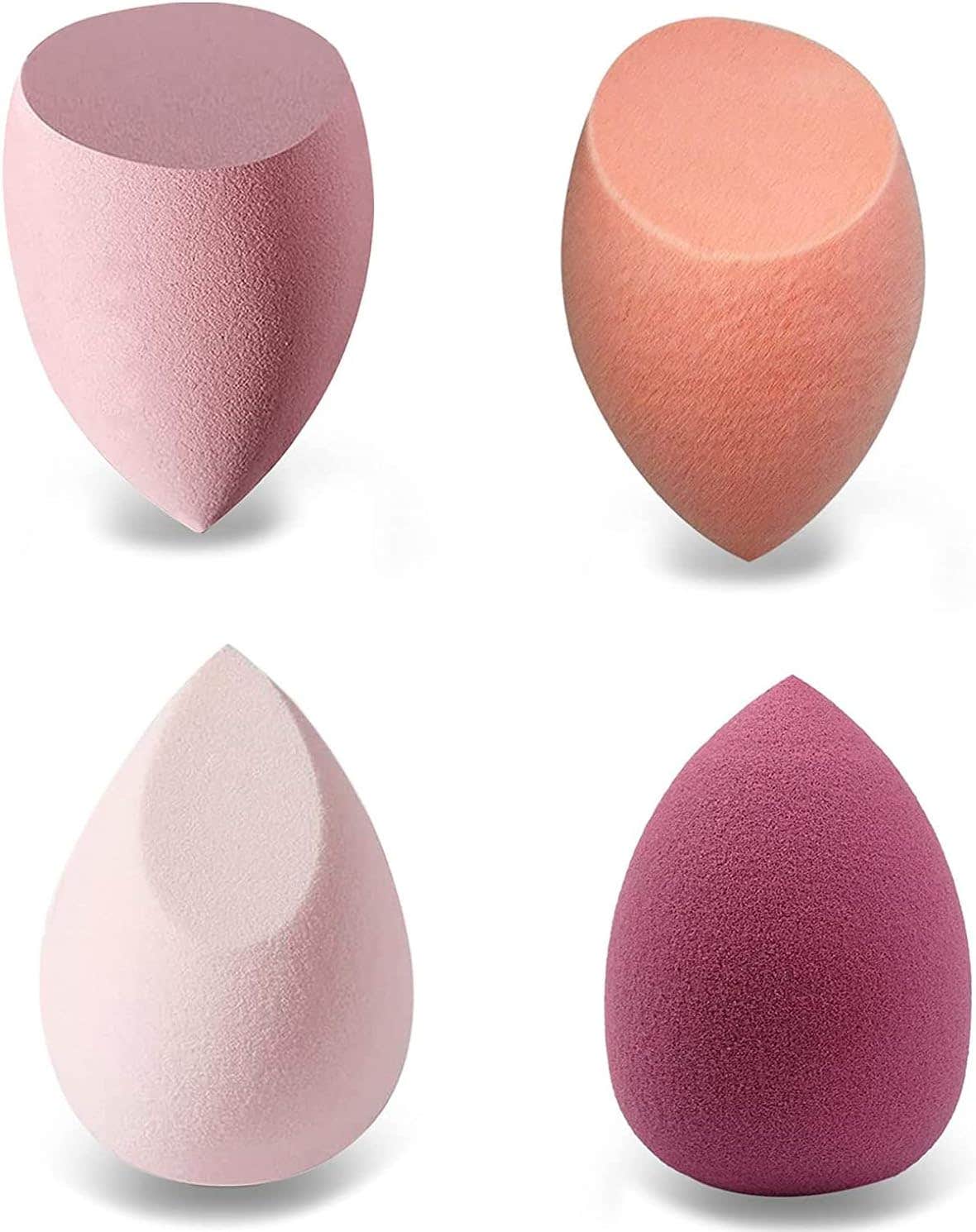 Uandhome Non-Latex Makeup Sponge Set - 4-Pack, Multicolor Beauty Blenders
