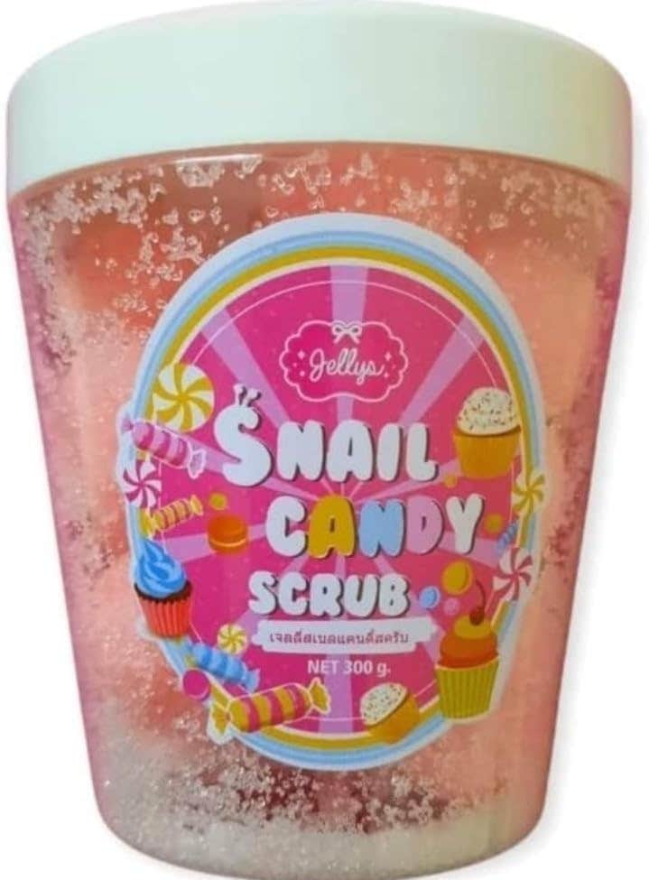 candy snail natural sugar ball scrub