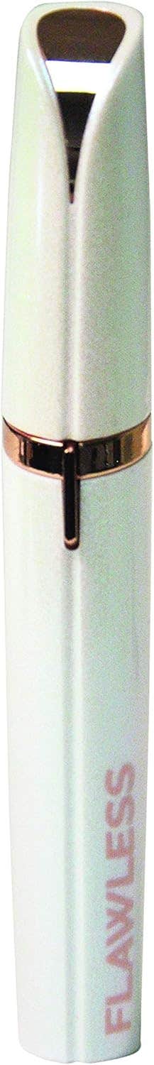 Finishing Touch Flawless Brows Eyebrow Pencil Hair Remover and Trimmer, White Glitter