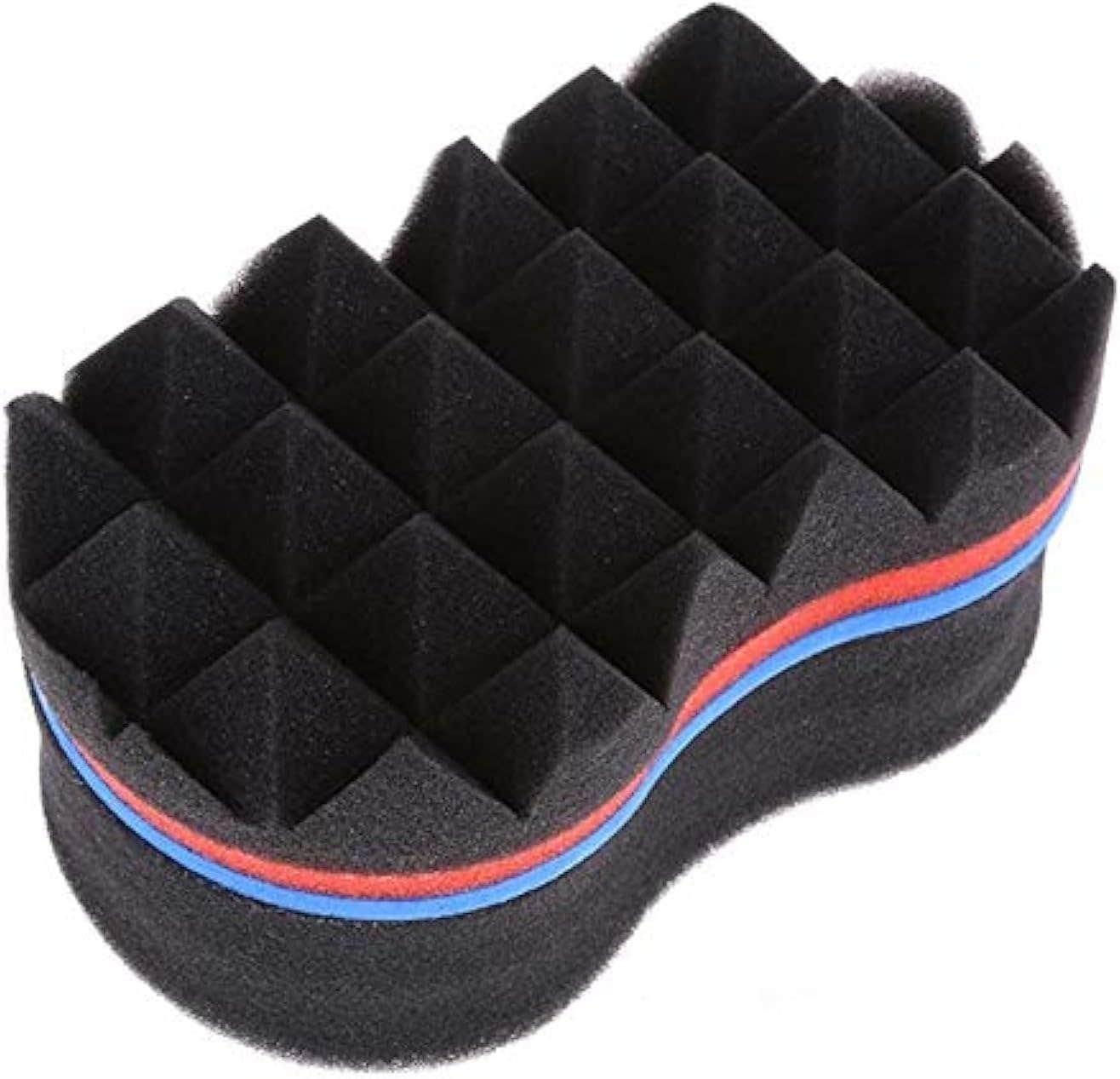 Black small eight-shaped curly sponge