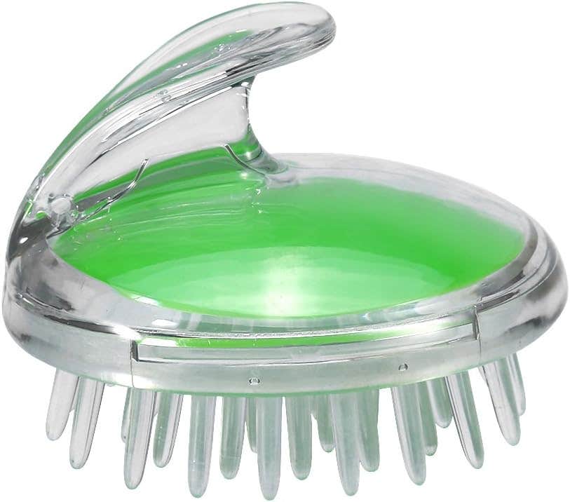 ANGGREK Silicone Scalp Massager Brush - Hair Care & Massage Tool