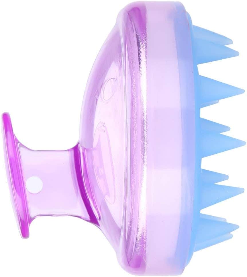 Sonew Silicone Scalp Massager Brush for Hair Growth - Purple