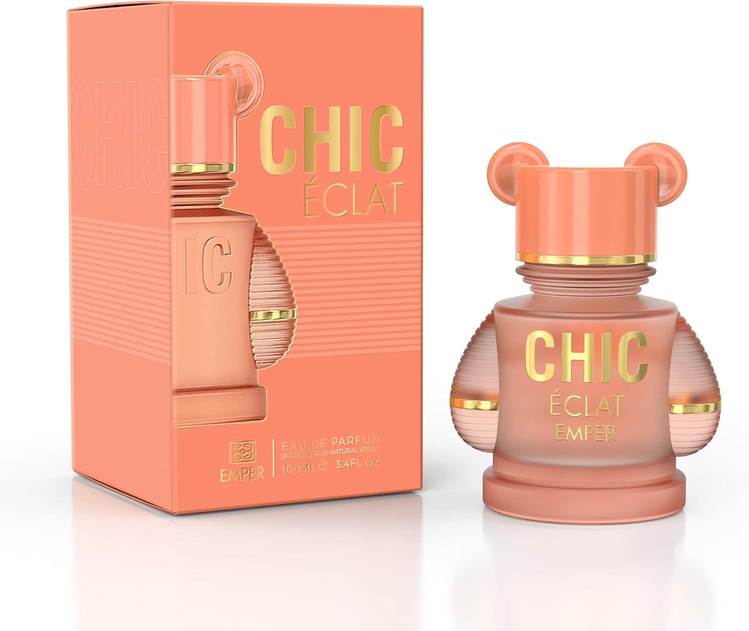 CHIC ECLAT by EMPER Eau de Parfum 100ml Unisex | Elegant Fresh Floral Woody Perfume | Long-Lasting Fragrance | Modern, Sophisticated & Versatile Scent for Everyday Luxury