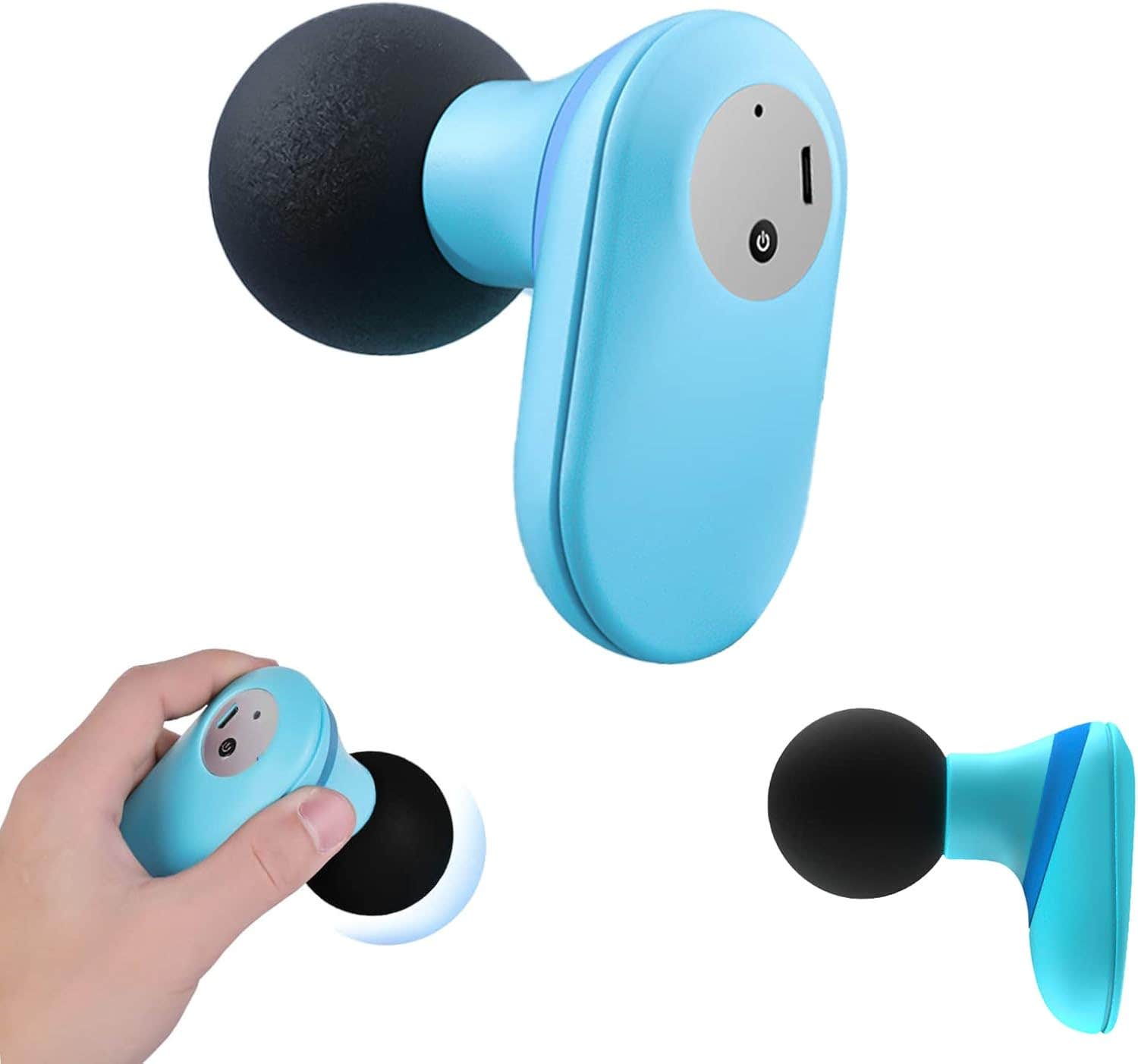 YOYIAG Mini Massage Gun - Portable Electric Muscle Massager (Blue)