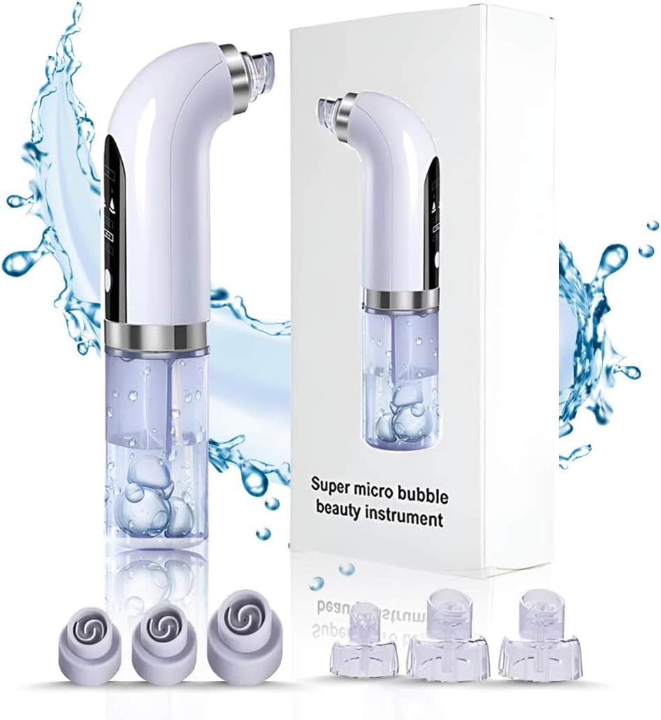 Blackhead Remover Vacuum with 3 Suction Levels & 6 Probes