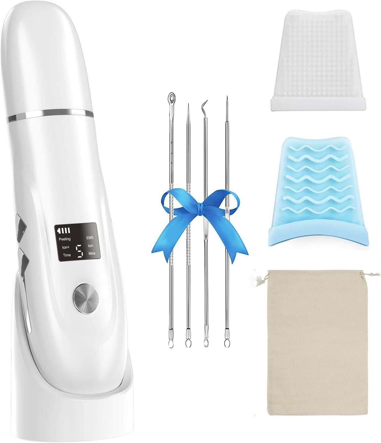 XinBarber Facial Skin Scrubber | Ultrasonic Blackhead Remover
