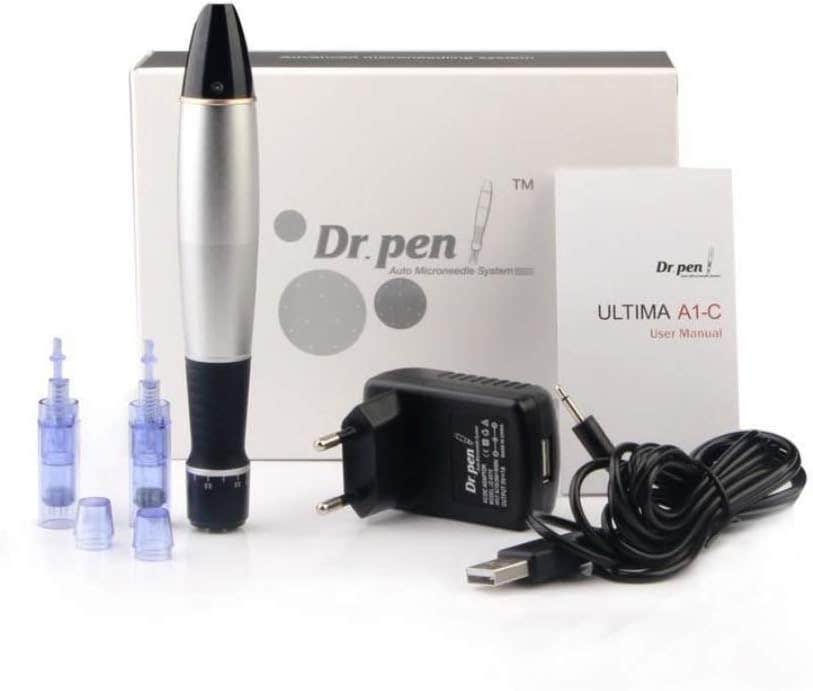 Dr. pen Ultima A1 Derma Pen Skin Care Skin Rejuvenation Device with 2pcs Needles Cartridges Size 12