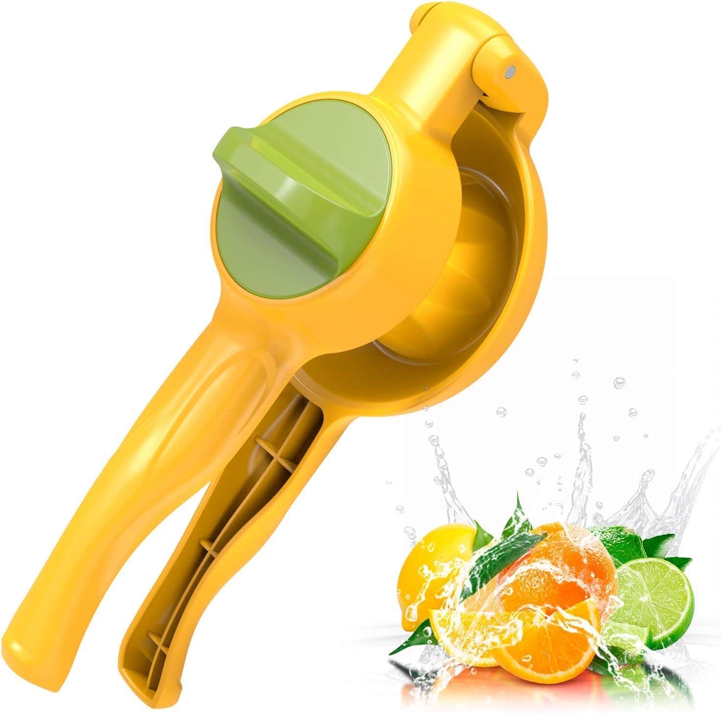 Manual Lemon Orange Juicer Press Twist Handle | Easy Squeezer, Plastic, Color Changing, Easy to Clean | Perry&Parthi