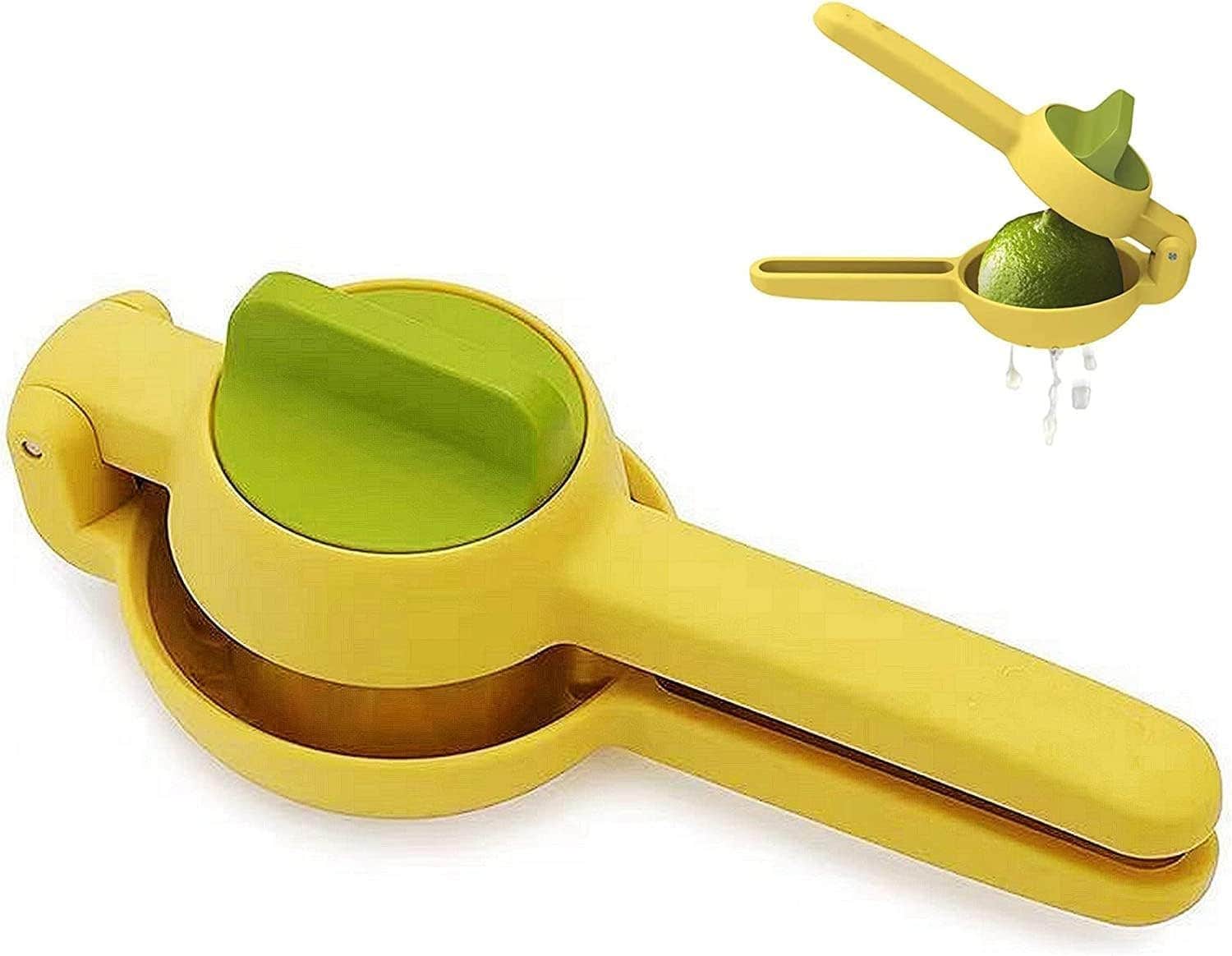 Manual Plastic Lemon Juicer | Efficient Citrus Press | Easy to Clean | Hanging Loop | Fresh Juice Extraction
