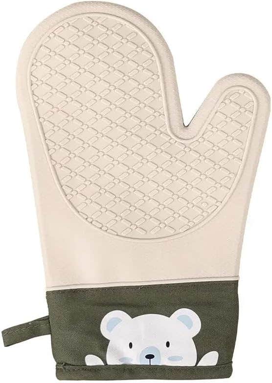 Professional Silicone Oven Mitts - Heat Resistant, Non-Slip Grip