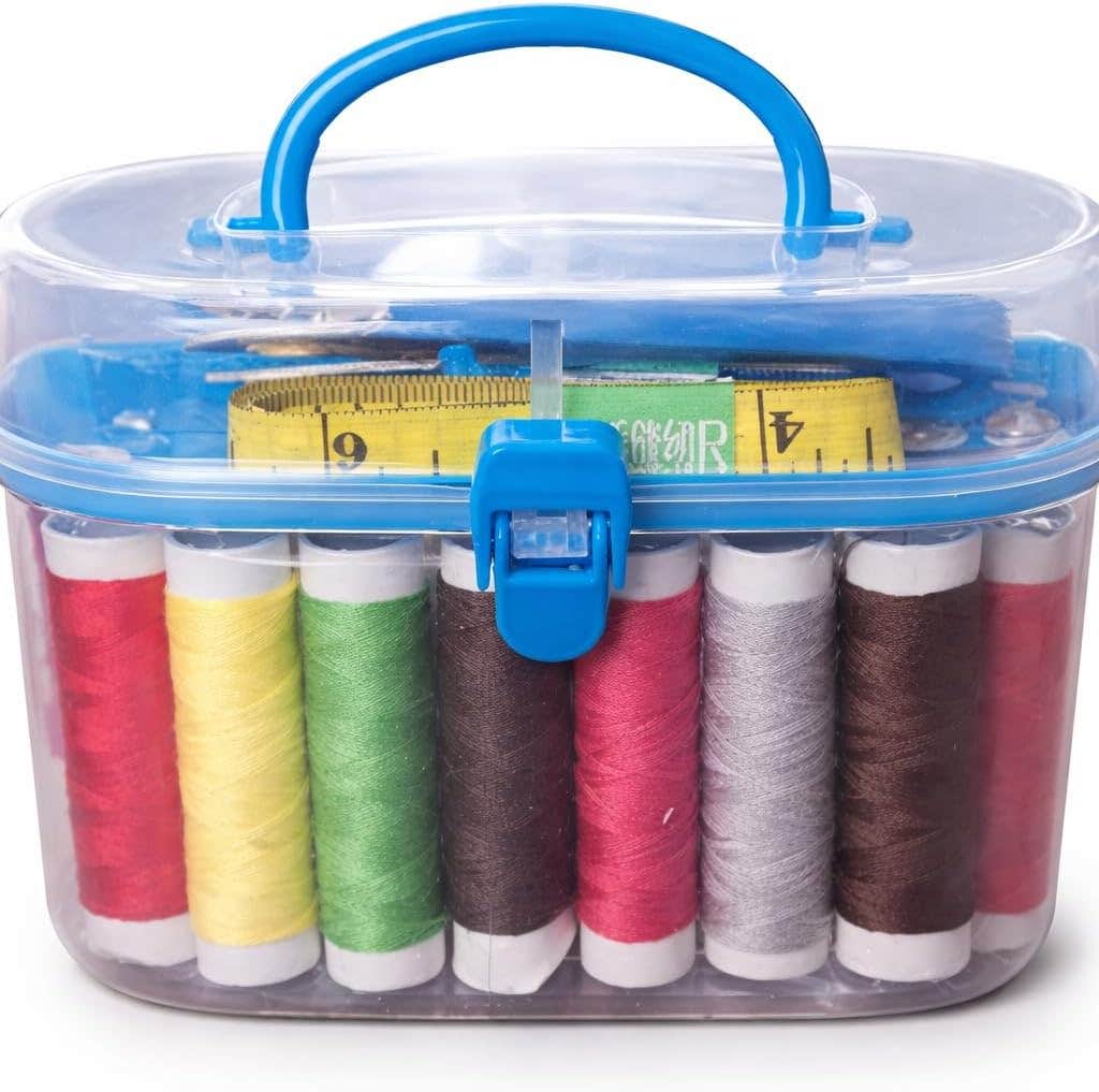 OVA Portable Mini Sewing Kit with Assorted Threads & Needles