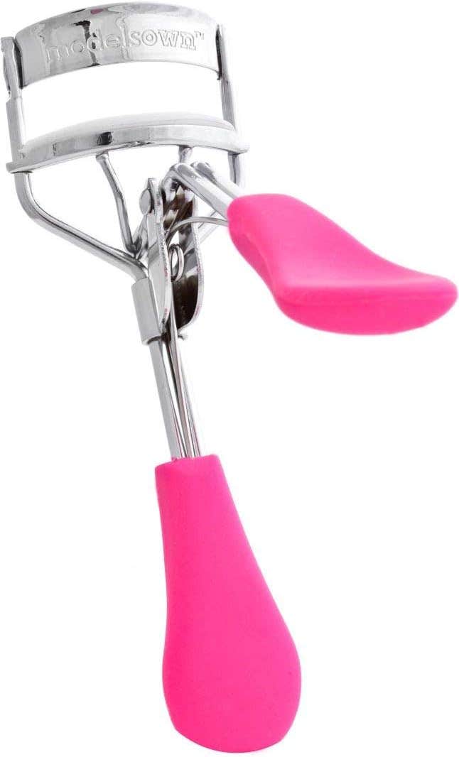 Models Own Professional Pink Plastic Eyelash Curler - Premium Finish