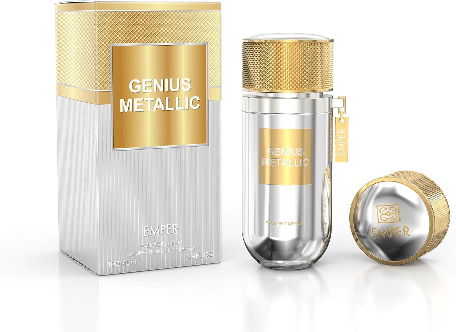 Emper Genius Metallic Eau De Parfum For Men 100ml