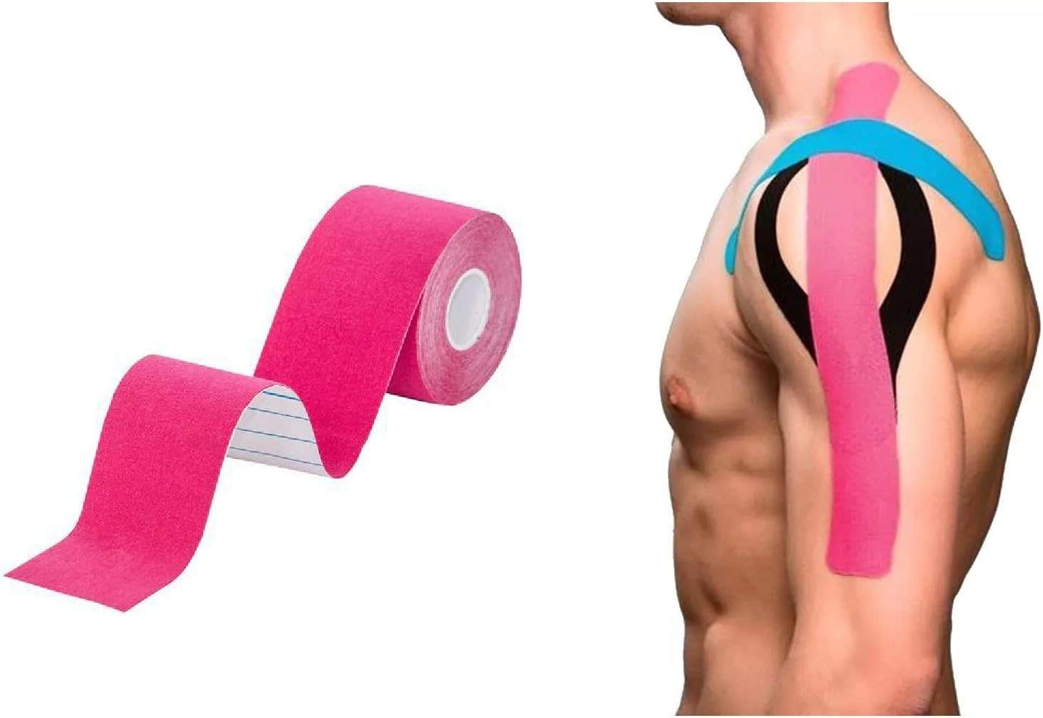 Generic Healixon Physio Tape, 5.0cm/5m, - Pink